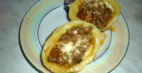 Фаршированный картофель в мультиварке