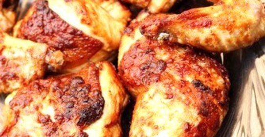 Курица на гриле в соусе из инжира