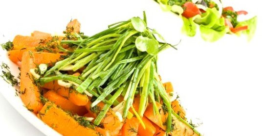 Запеченная тыква с медом