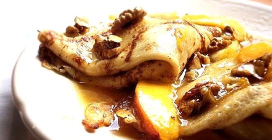 Блинчики с грушей