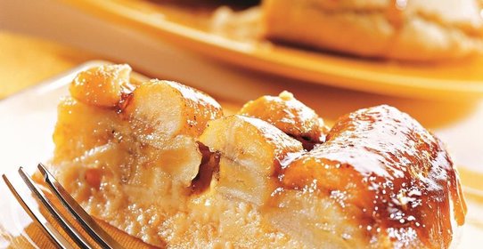 Карамельно-банановый торт