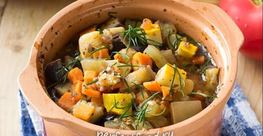 Овощи в горшочках