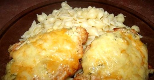 Курица с сыром в духовке