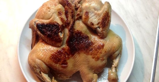 Запечннная курица в медово - горчичном соусе