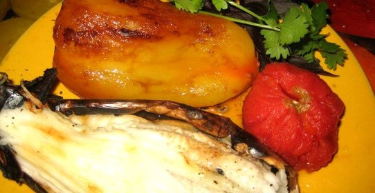 Овощи на мангале