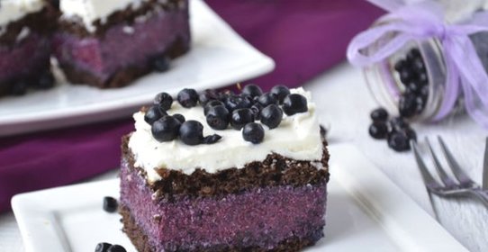 Черничный торт