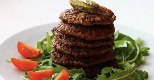 Печеночные оладьи с чесноком