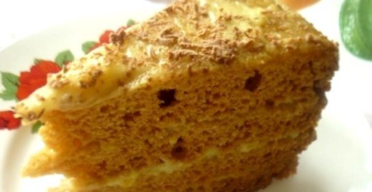 Торт Рыжик в мультиварке