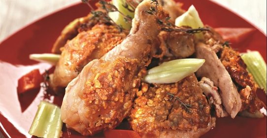 Курица в арахисе