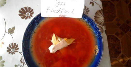 Горячий свекольник с итальянскими травами