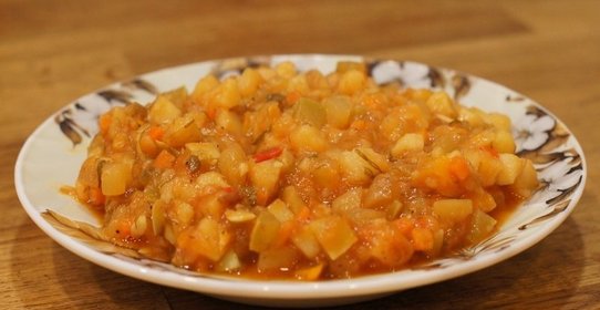 Рагу из кабачков