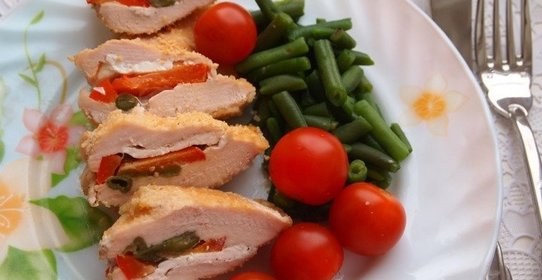 Фаршированное куриное филе