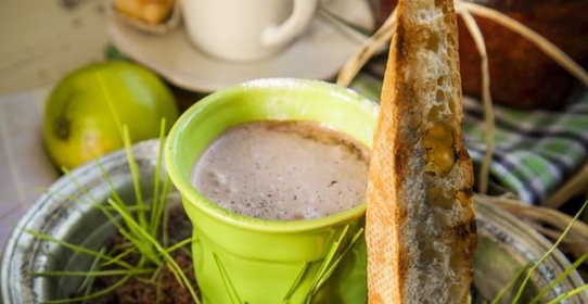 Курица с личи и карамболой