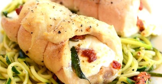 Куриные рулетики в духовке