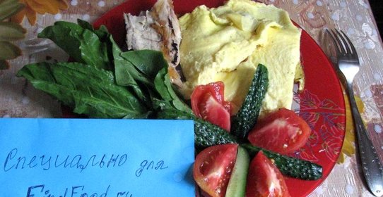 Пышный домашний омлет