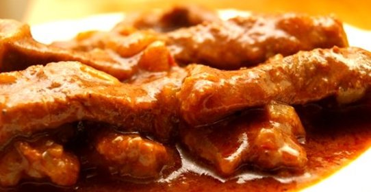 Баранина с помидорами