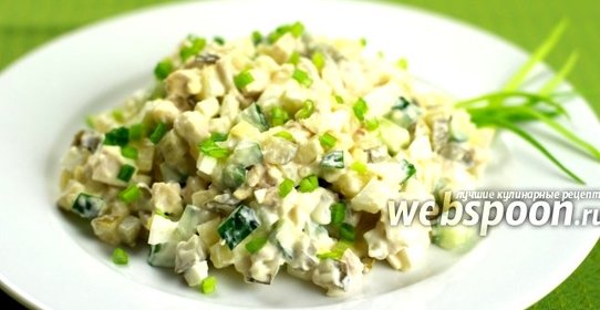 Салат Оливье с курицей