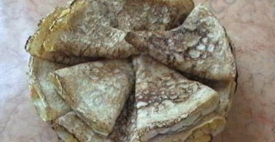 Постные блинчики с начинкой из картофеля