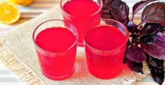 Напиток из базилика