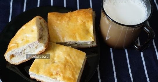 Пирог с фаршем и картофелем