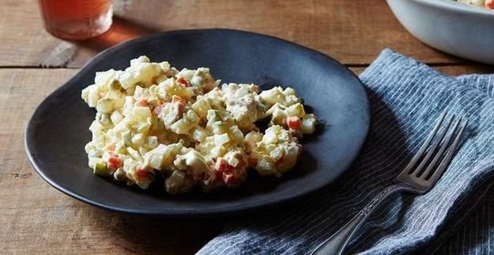 Столичный салат с курицей