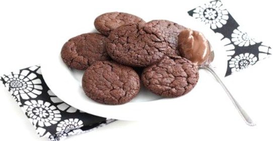 Печенье из нутеллы за 15 минут