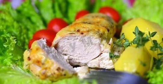 Куриное филе в сливочном соусе