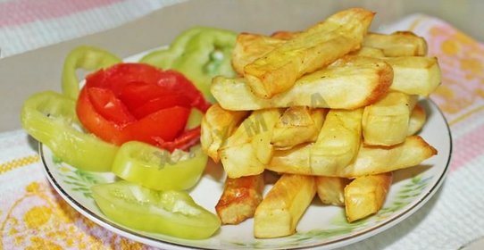 Картофель фри в духовке