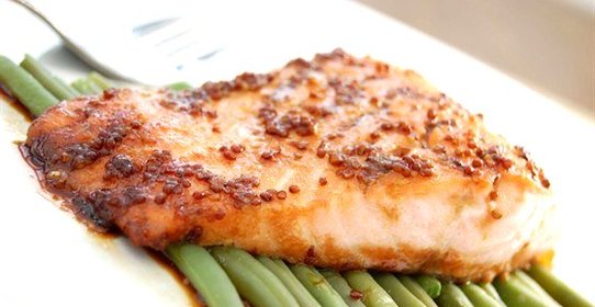 Лосось в соусе терияки