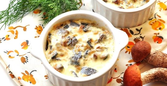 Подосиновики со сметаной