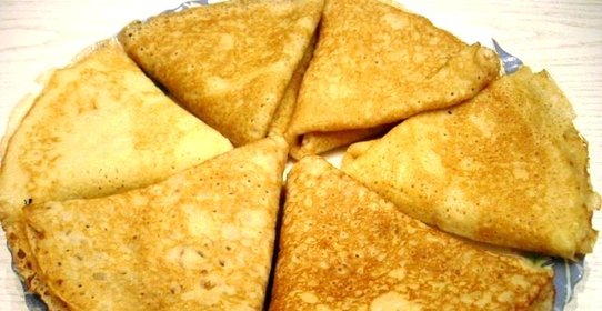 Блинчики на молоке прокисшем