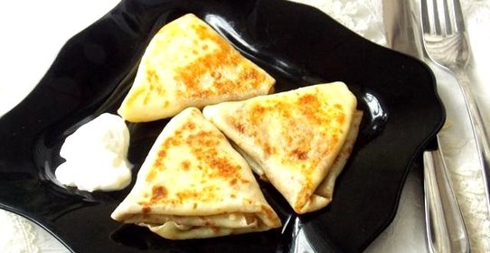 Треугольные блинчики