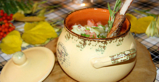 Овощное рагу с бараниной по-шотландски