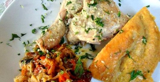 Курица в тесте в духовке