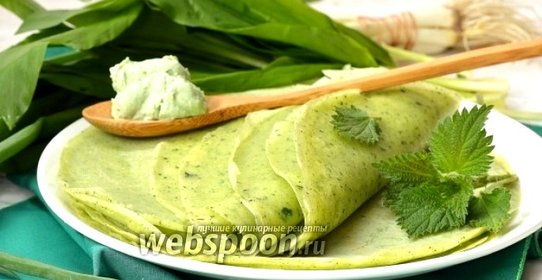 Блины из крапивы