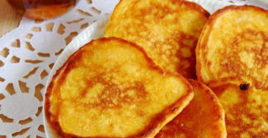 Тыквенные оладьи с медом