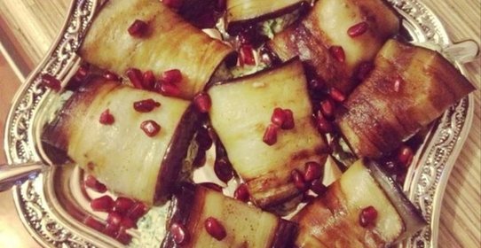 Баклажановые рулетики