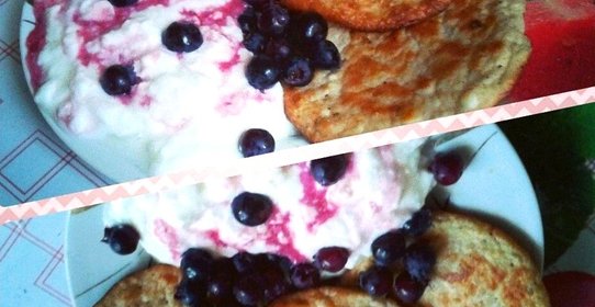 Творожно-банановоепеченье