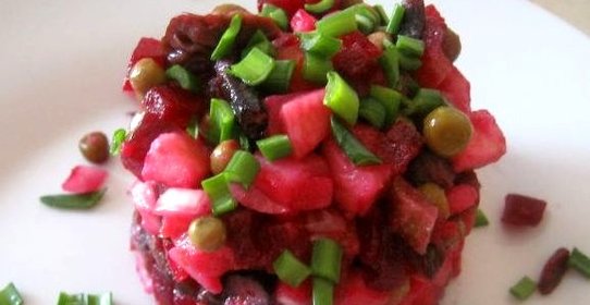 Винегрет с грибами