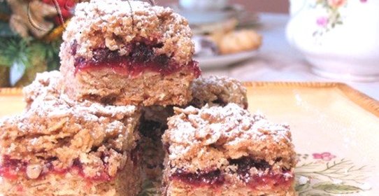 Овсяное печенье с джемом