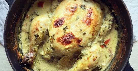 Курица в кокосовом молоке