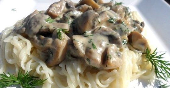 Грибной соус для спагетти