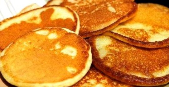 Банановые оладьи без муки