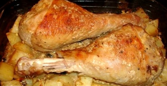 Индейка в сметанном соусе