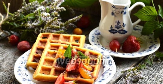 Толстые бисквитные вафли