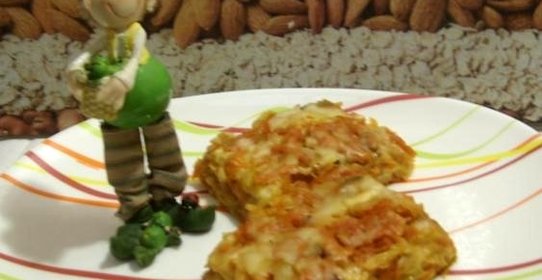 Лазанья овощная из лаваша