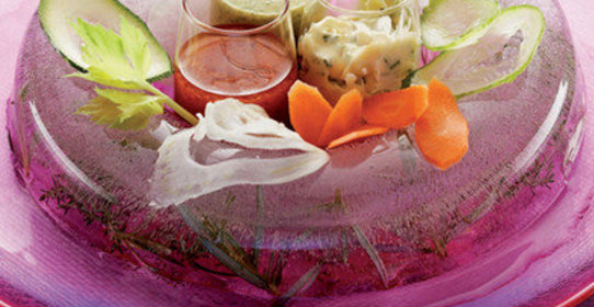 Овощи на льду