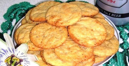 Хрустящие сырные крекеры