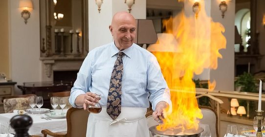 Блинчики с маскарпоне и ягодами от Франческо Пистаккио