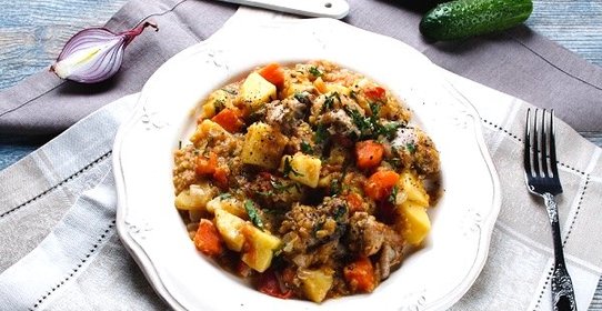 Рагу с курицей